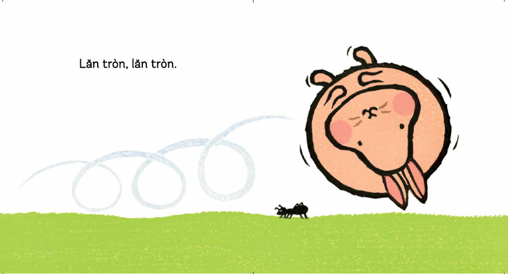 ehon - mọt sách mogu - lăn tròn, lăn tròn (từ 0 - 6 tuổi)