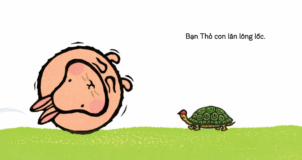 ehon - mọt sách mogu - lăn tròn, lăn tròn (từ 0 - 6 tuổi)