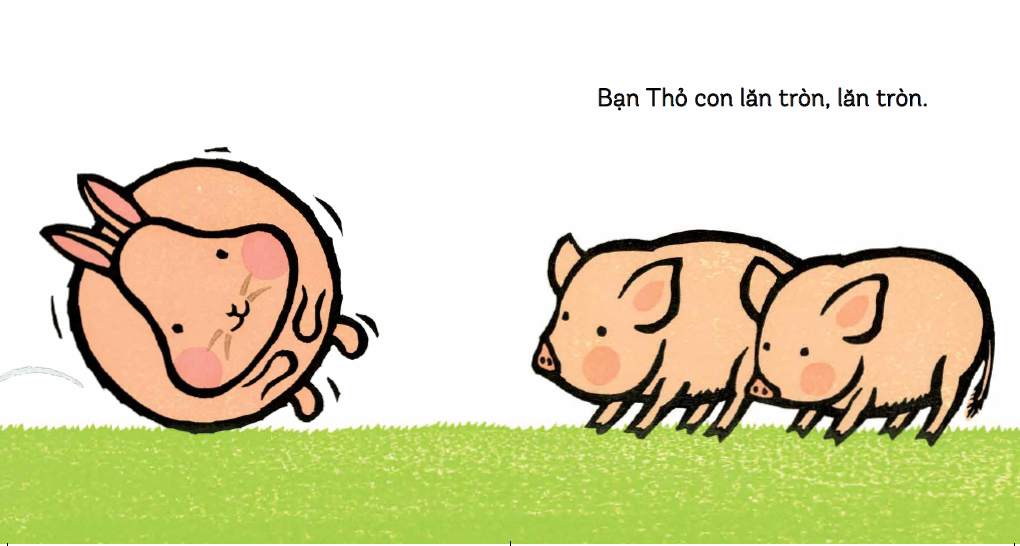 ehon - mọt sách mogu - lăn tròn, lăn tròn (từ 0 - 6 tuổi)