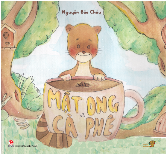 ehon - mọt sách mogu - mật ong và cà phê (từ 3 tuổi trở lên)