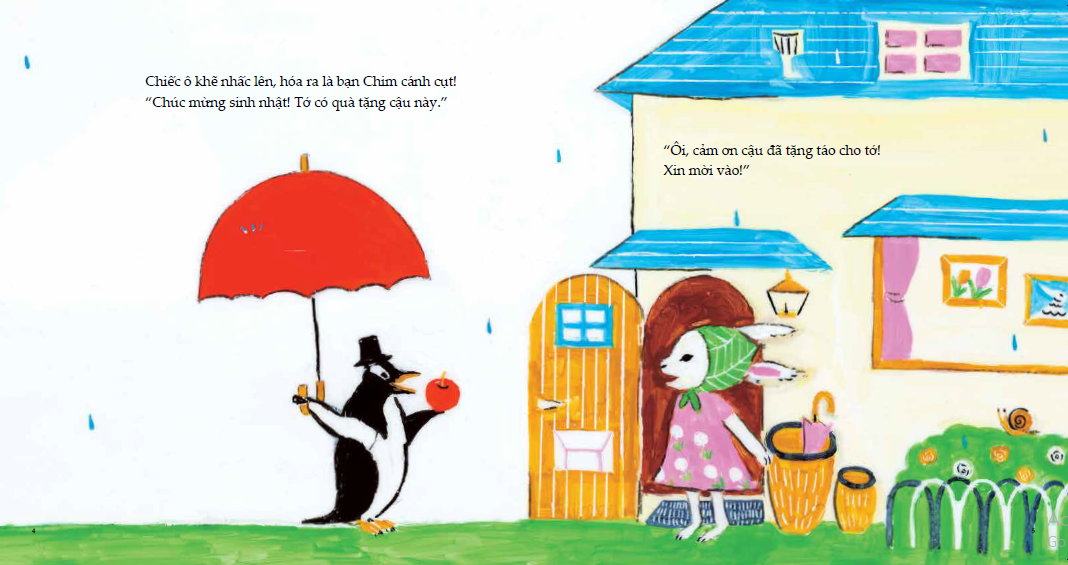 ehon - mọt sách mogu - sinh nhật của bạn thỏ (từ 1 - 6 tuổi)