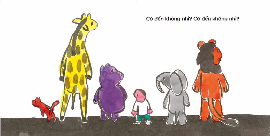 ehon - mọt sách mogu - tàu điện có đến không nhỉ? (từ 0 - 6 tuổi)