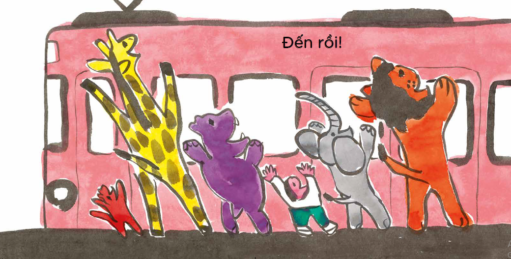 ehon - mọt sách mogu - tàu điện có đến không nhỉ? (từ 0 - 6 tuổi)