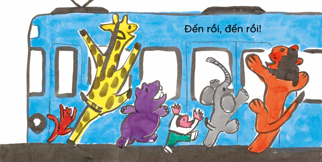 ehon - mọt sách mogu - tàu điện có đến không nhỉ? (từ 0 - 6 tuổi)