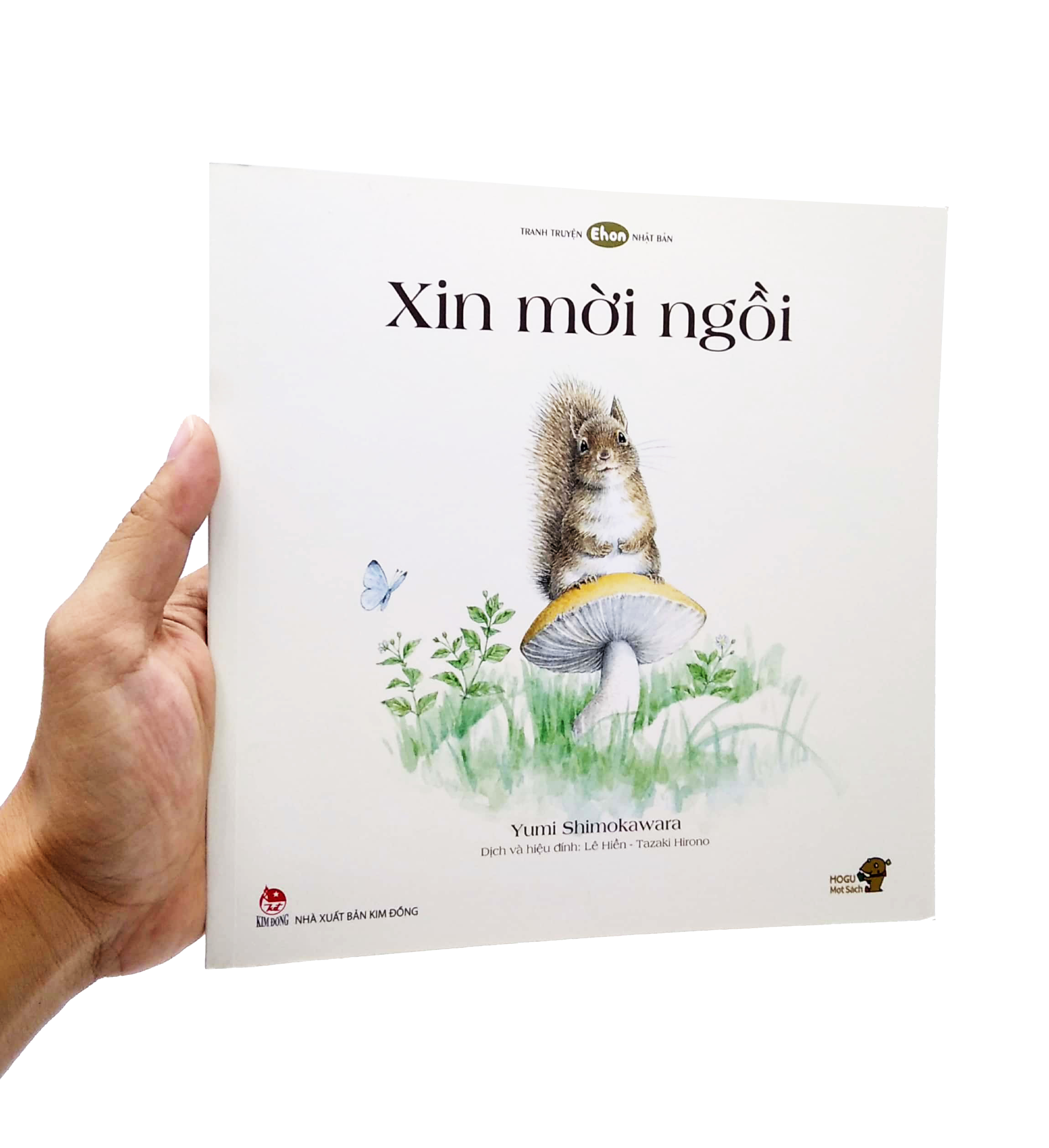 ehon - mọt sách mogu - xin mời ngồi (tái bản 2024)