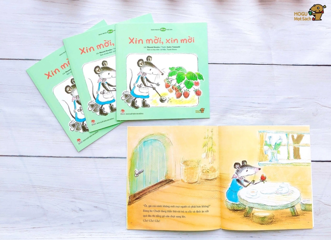ehon - mọt sách mogu - xin mời, xin mời (từ 0 - 6 tuổi)