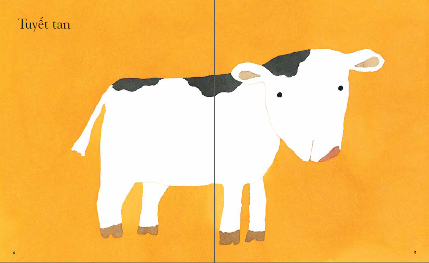 ehon - mùa xuân của bê con (từ 0 - 6 tuổi)