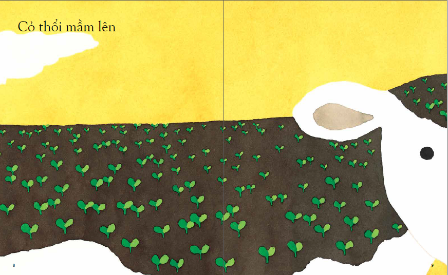 ehon - mùa xuân của bê con (từ 0 - 6 tuổi)