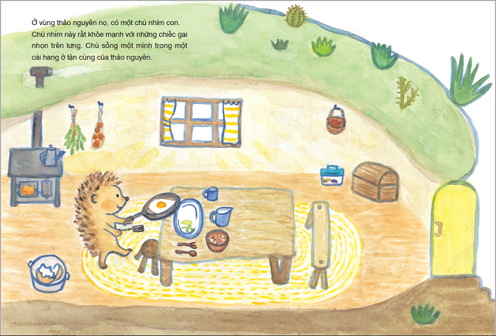 ehon nhật bản - chuyện của nhím con