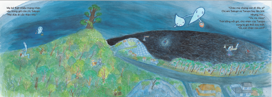 ehon nhật bản - chuyện của sakupi và taropo: bé ma giúp mẹ