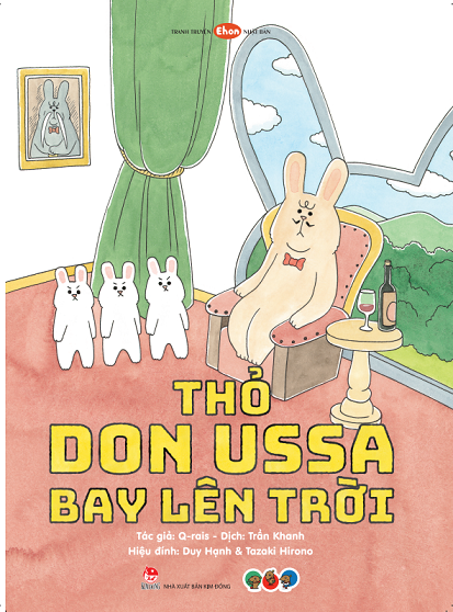 ehon nhật bản - thỏ don ussa bay lên trời (dành cho trẻ từ 3 tuổi trở lên)
