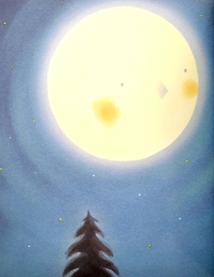 ehon nhật bản - tranh truyện chiếc mũ của ông trăng