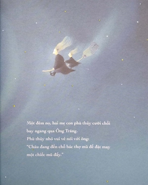 ehon nhật bản - tranh truyện chiếc mũ của ông trăng