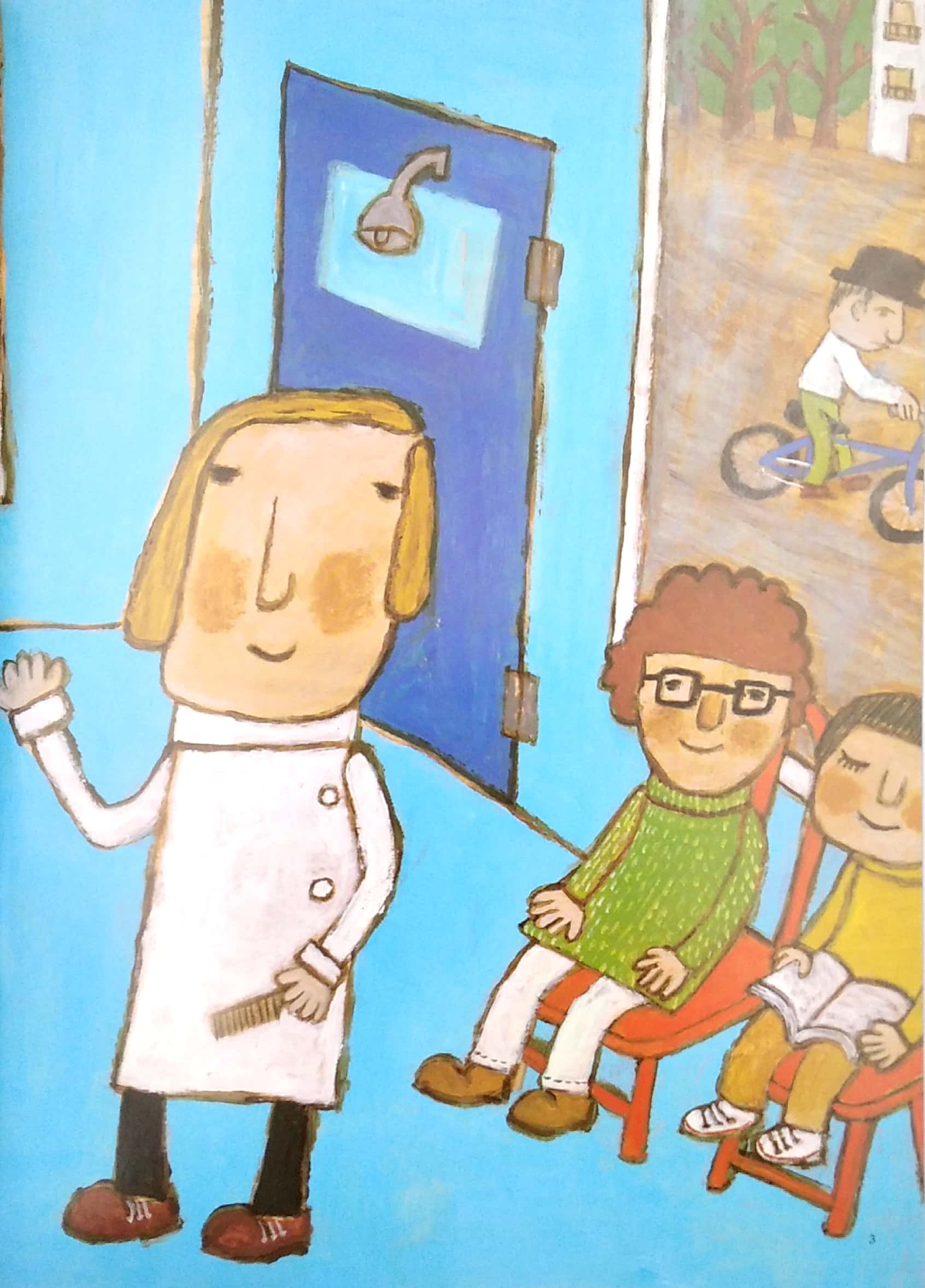 ehon nhật bản - tranh truyện chú thợ cắt tóc xoẹt xoẹt