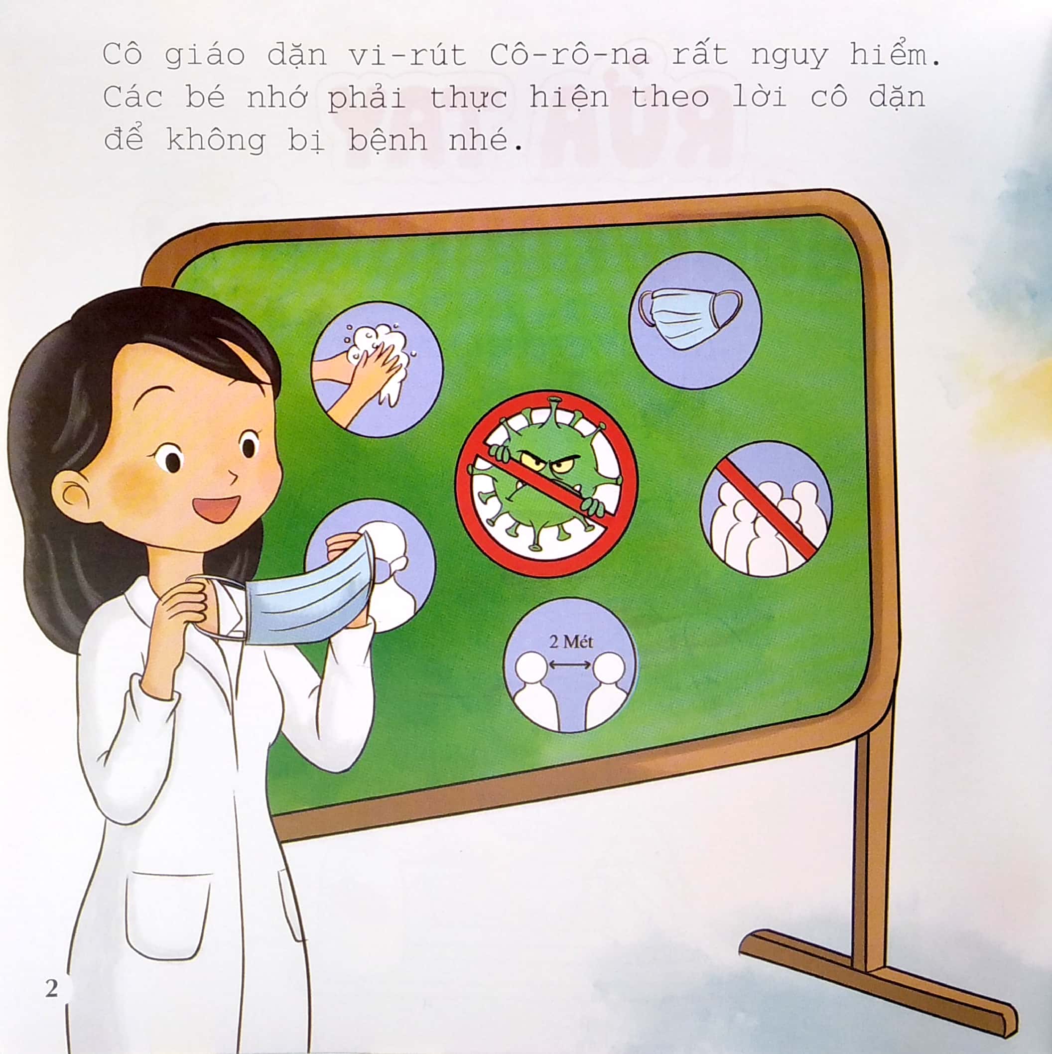 ehon - rửa tay chống covid nào! - let's wash out hands! (dành cho trẻ từ 0-6 tuổi)