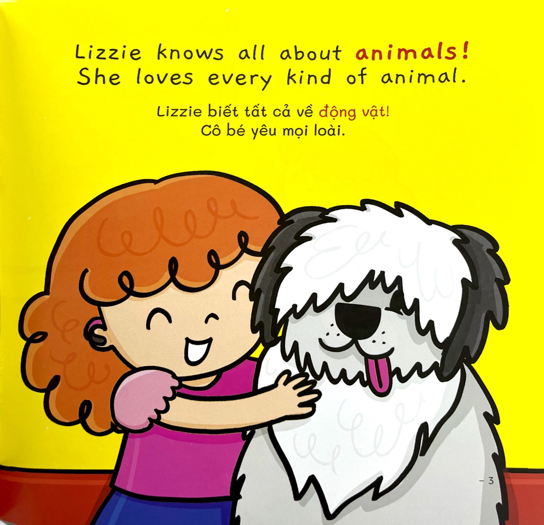 ehon song ngữ việt-anh - my world - thế giới quanh em - animals - các loài động vật