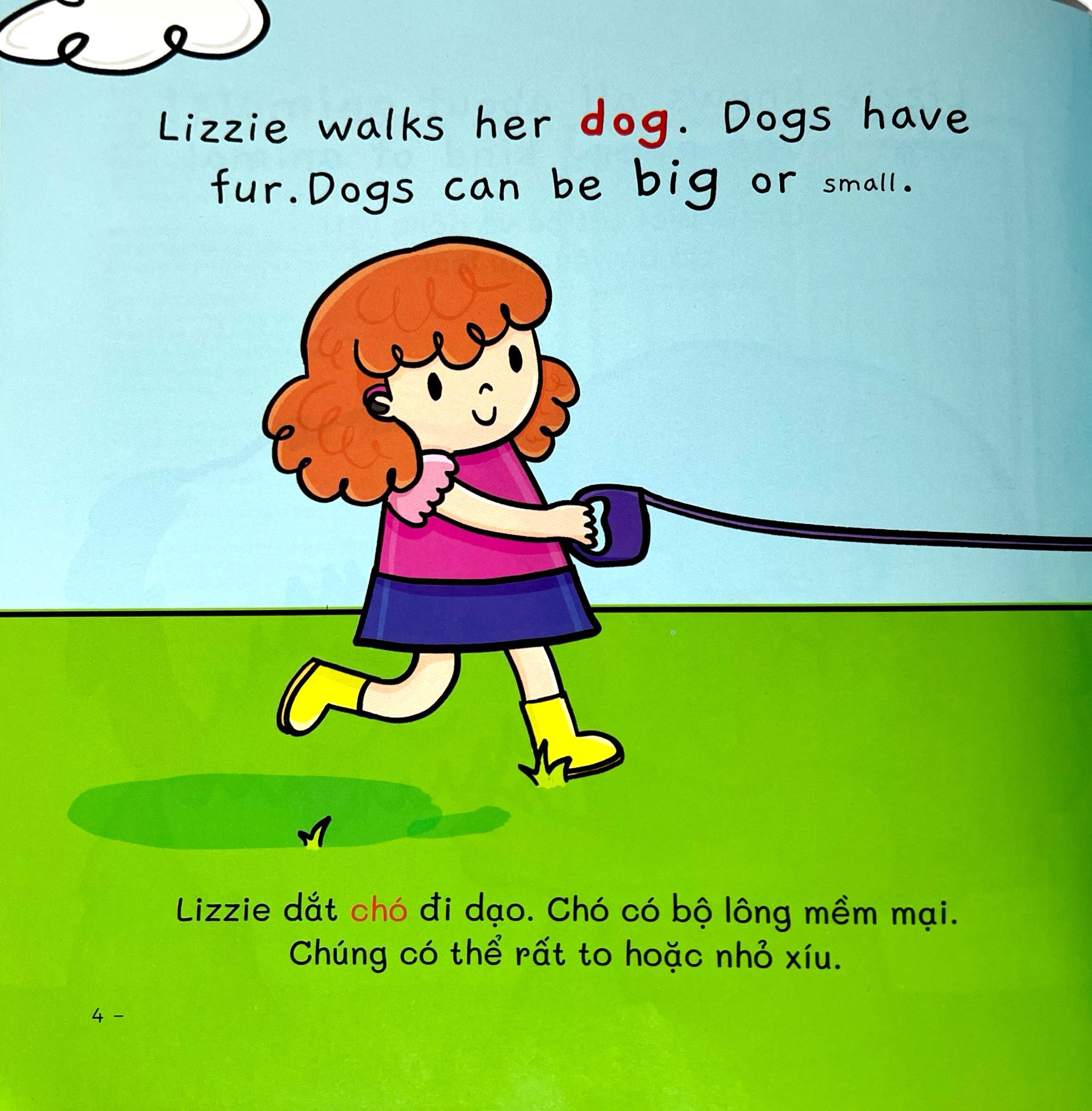 ehon song ngữ việt-anh - my world - thế giới quanh em - animals - các loài động vật