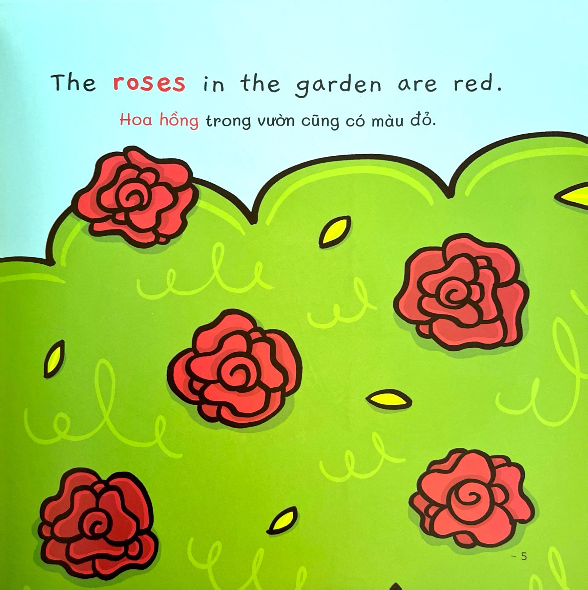 ehon song ngữ việt-anh - my world - thế giới quanh em - colours - sắc màu rực rỡ