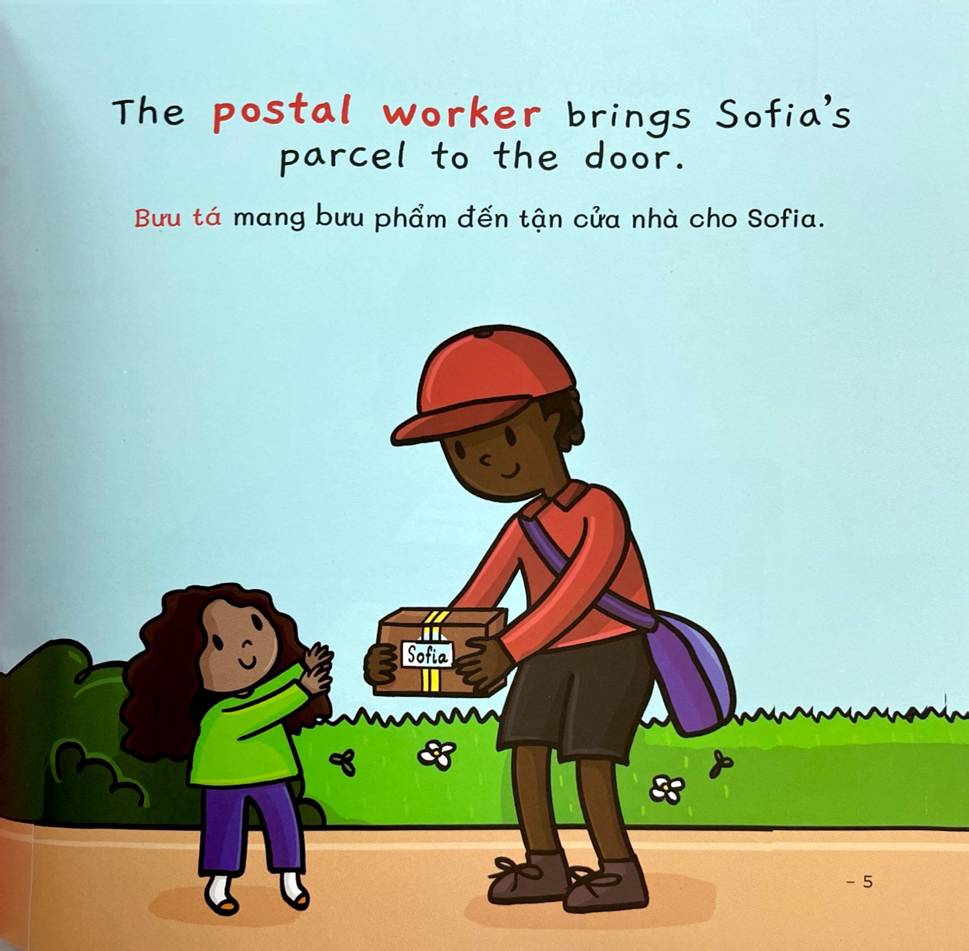 ehon song ngữ việt-anh - my world - thế giới quanh em - favorite careers - nghề nghiệp yêu thích