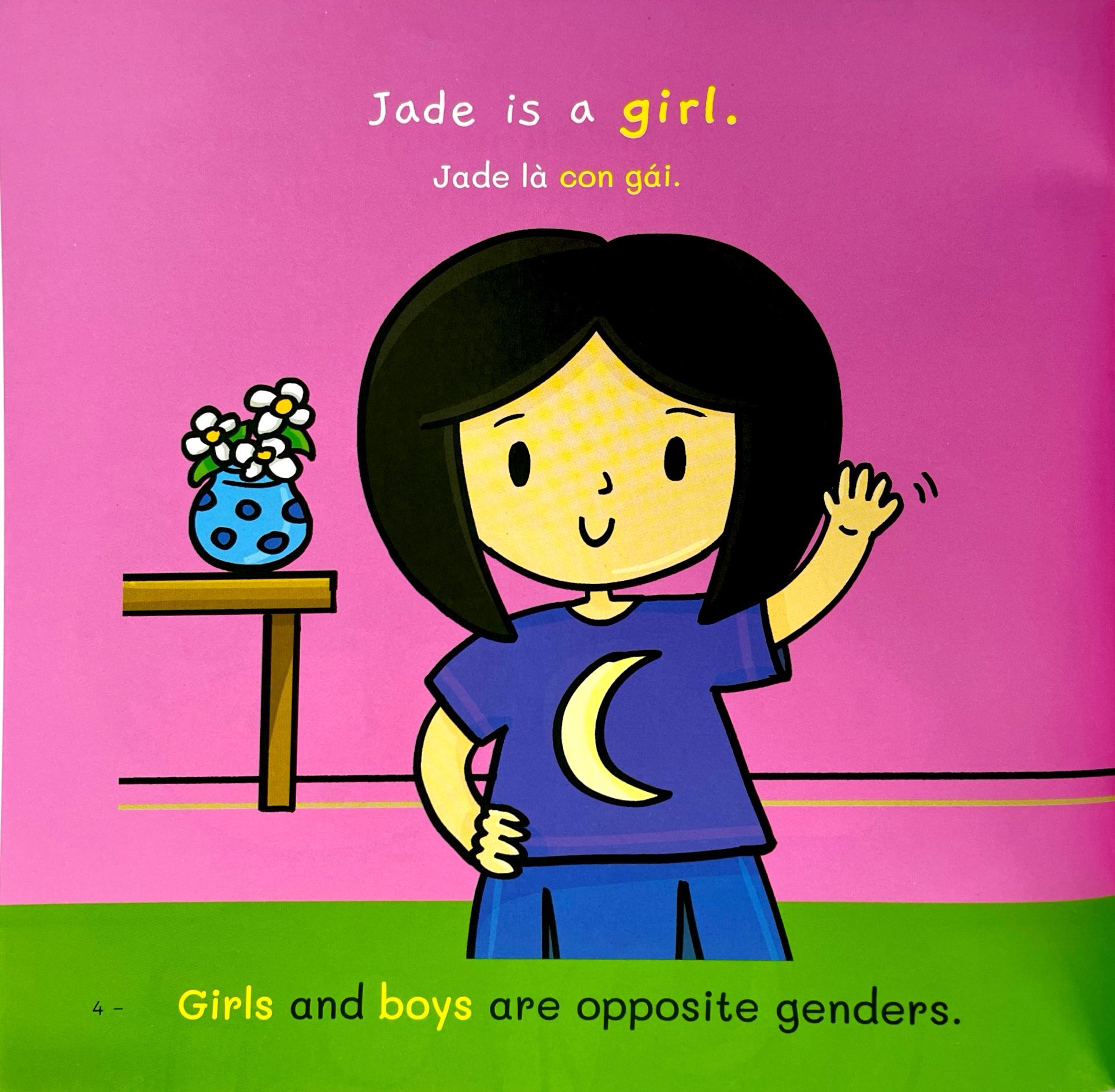 ehon song ngữ việt-anh - my world - thế giới quanh em - opposites - sự đối lập