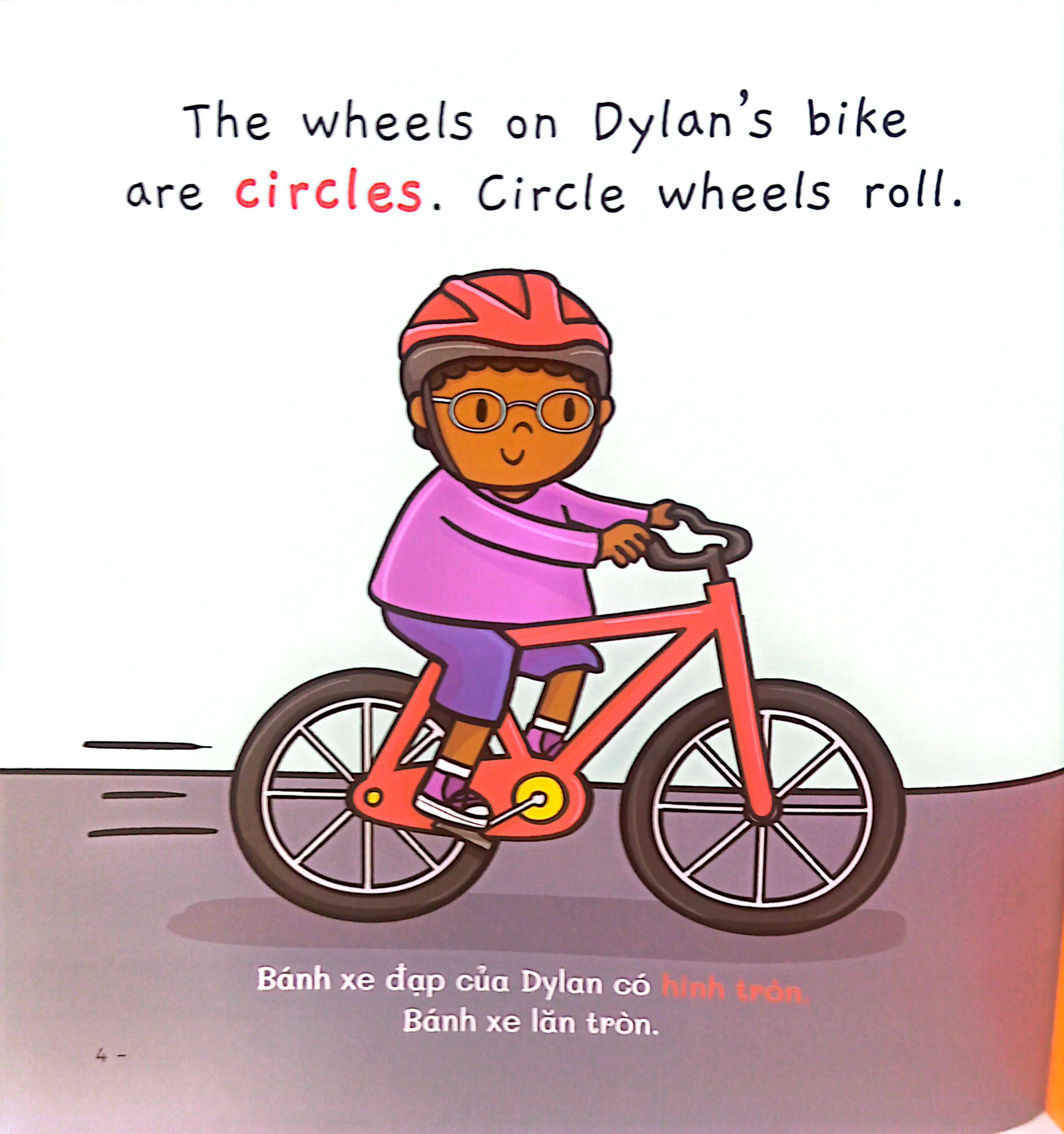 ehon song ngữ việt-anh - my world - thế giới quanh em - shapes - hình khối