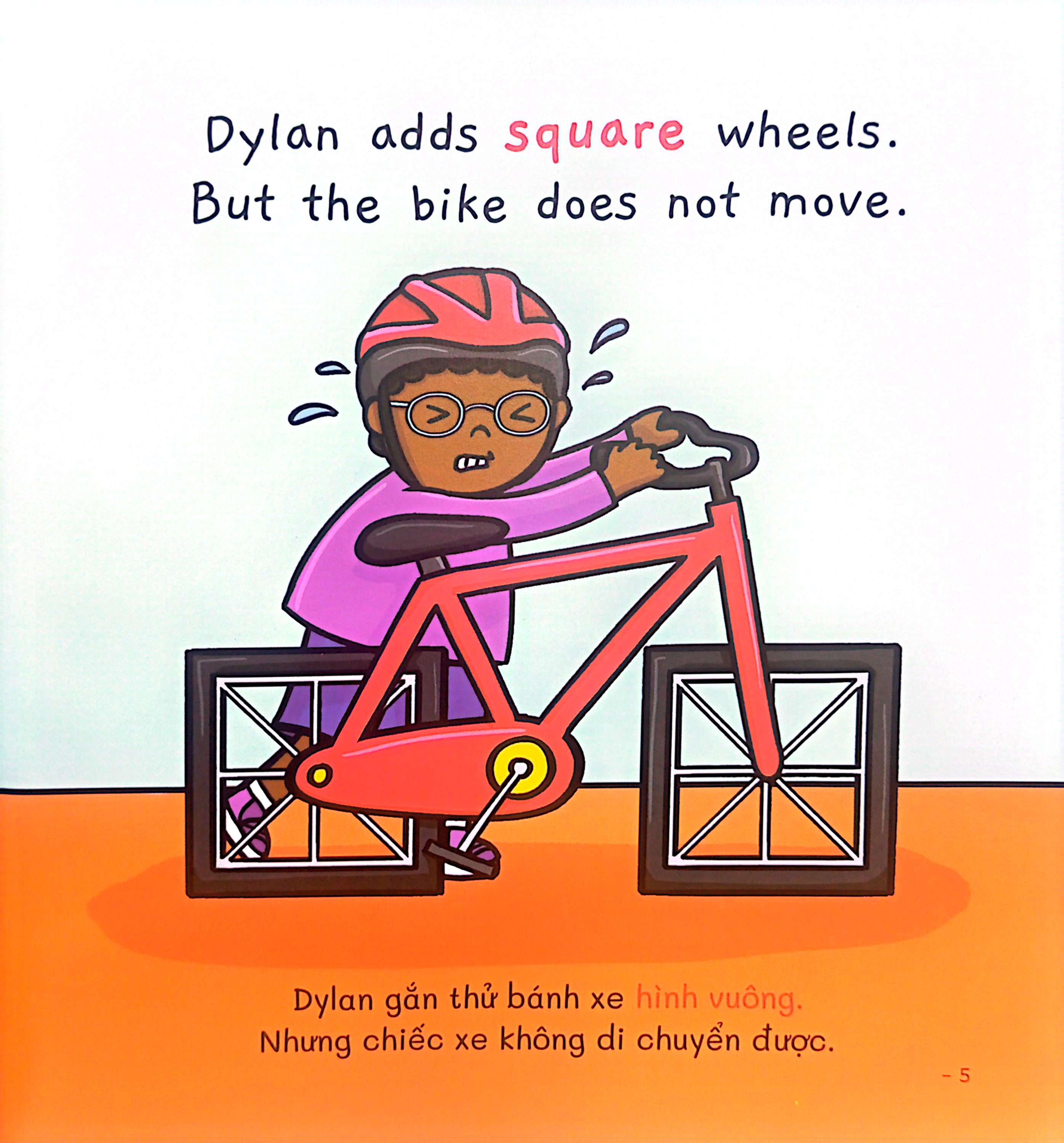 ehon song ngữ việt-anh - my world - thế giới quanh em - shapes - hình khối