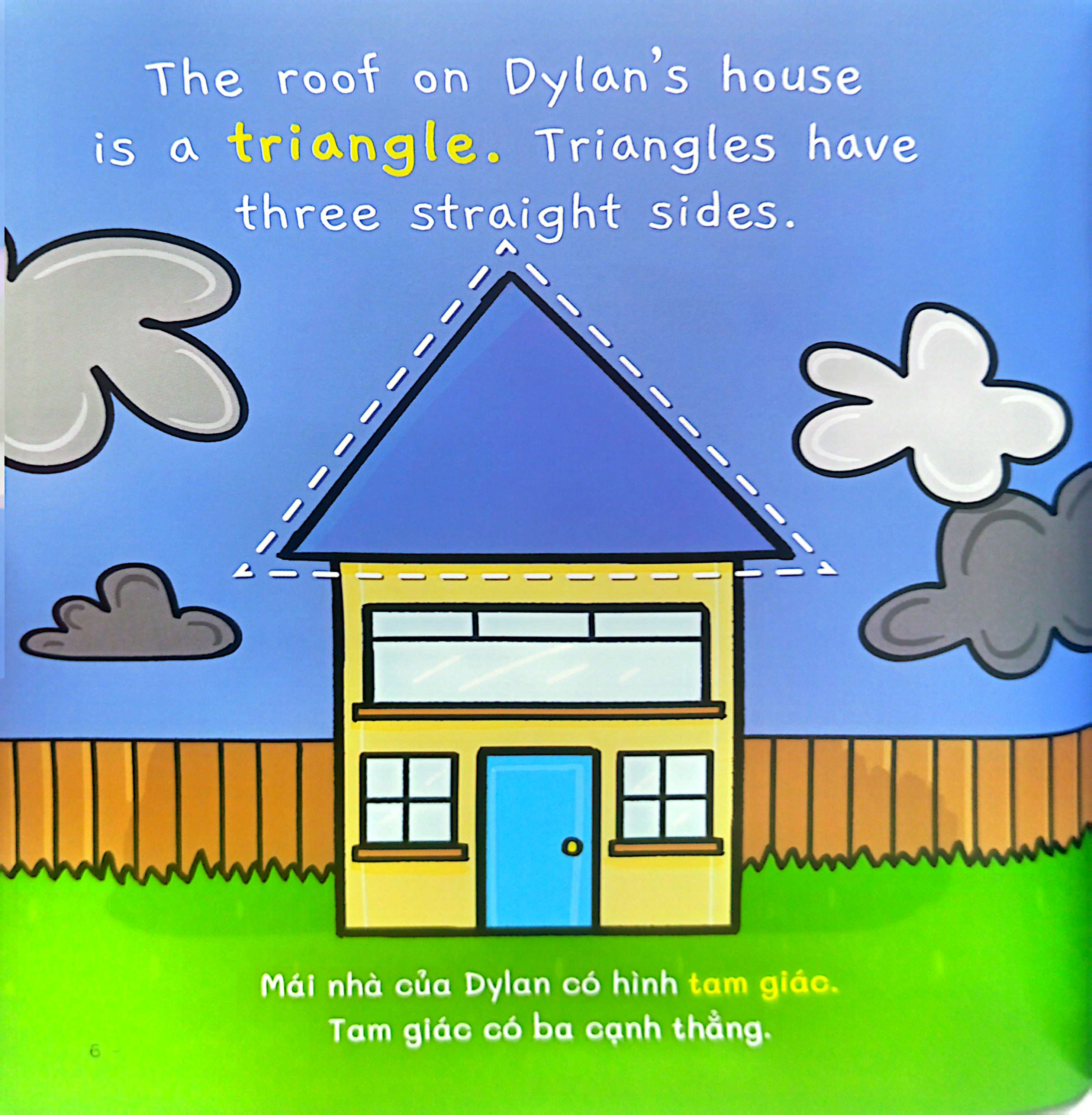 ehon song ngữ việt-anh - my world - thế giới quanh em - shapes - hình khối