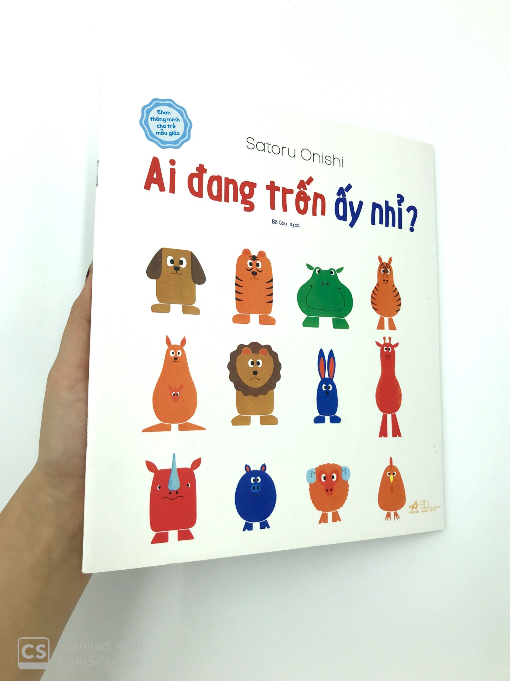 ehon thông minh cho trẻ mẫu giáo: ai đang trốn ấy nhỉ?