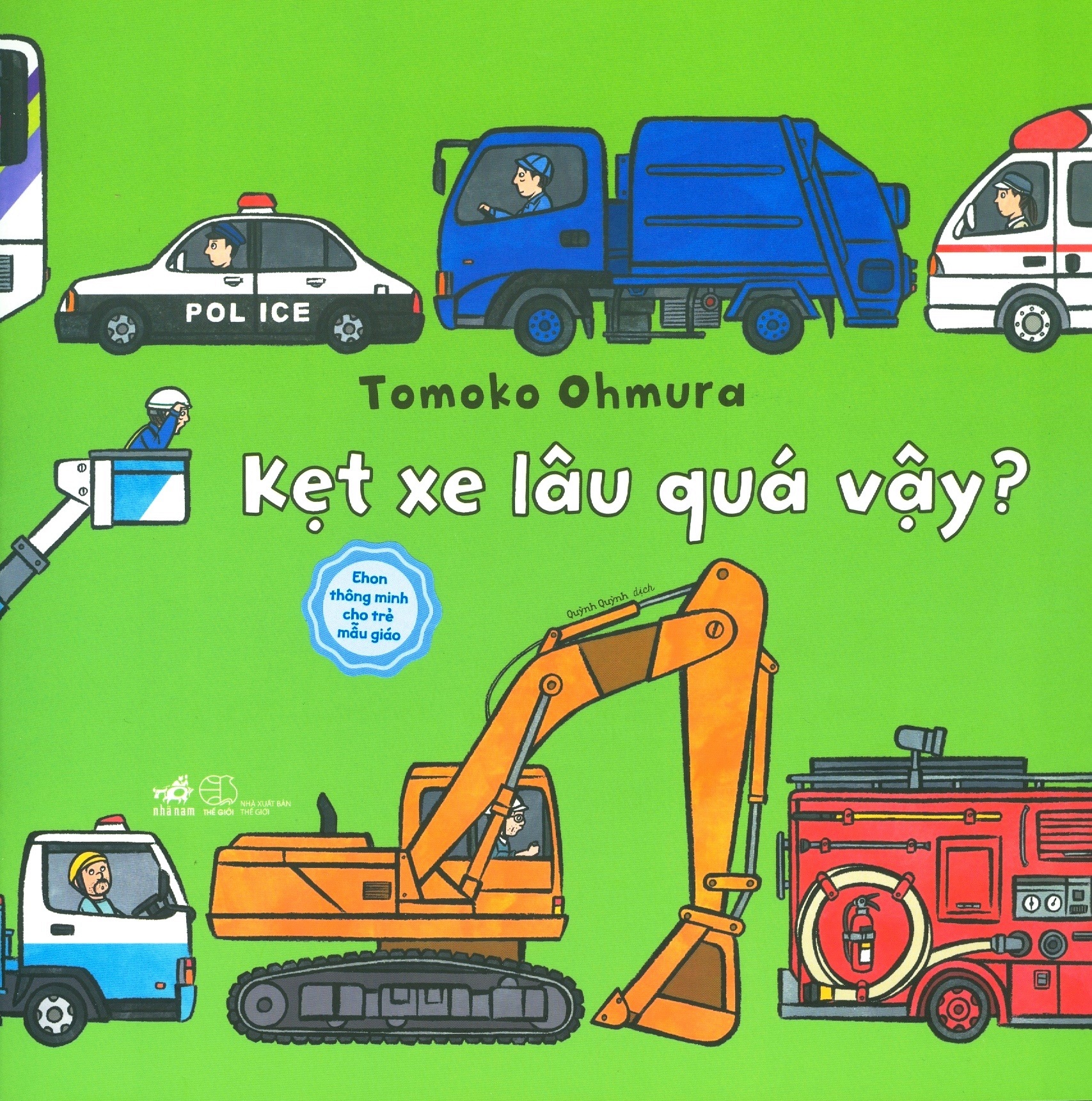 ehon thông minh cho trẻ mẫu giáo: kẹt xe lâu quá vậy?