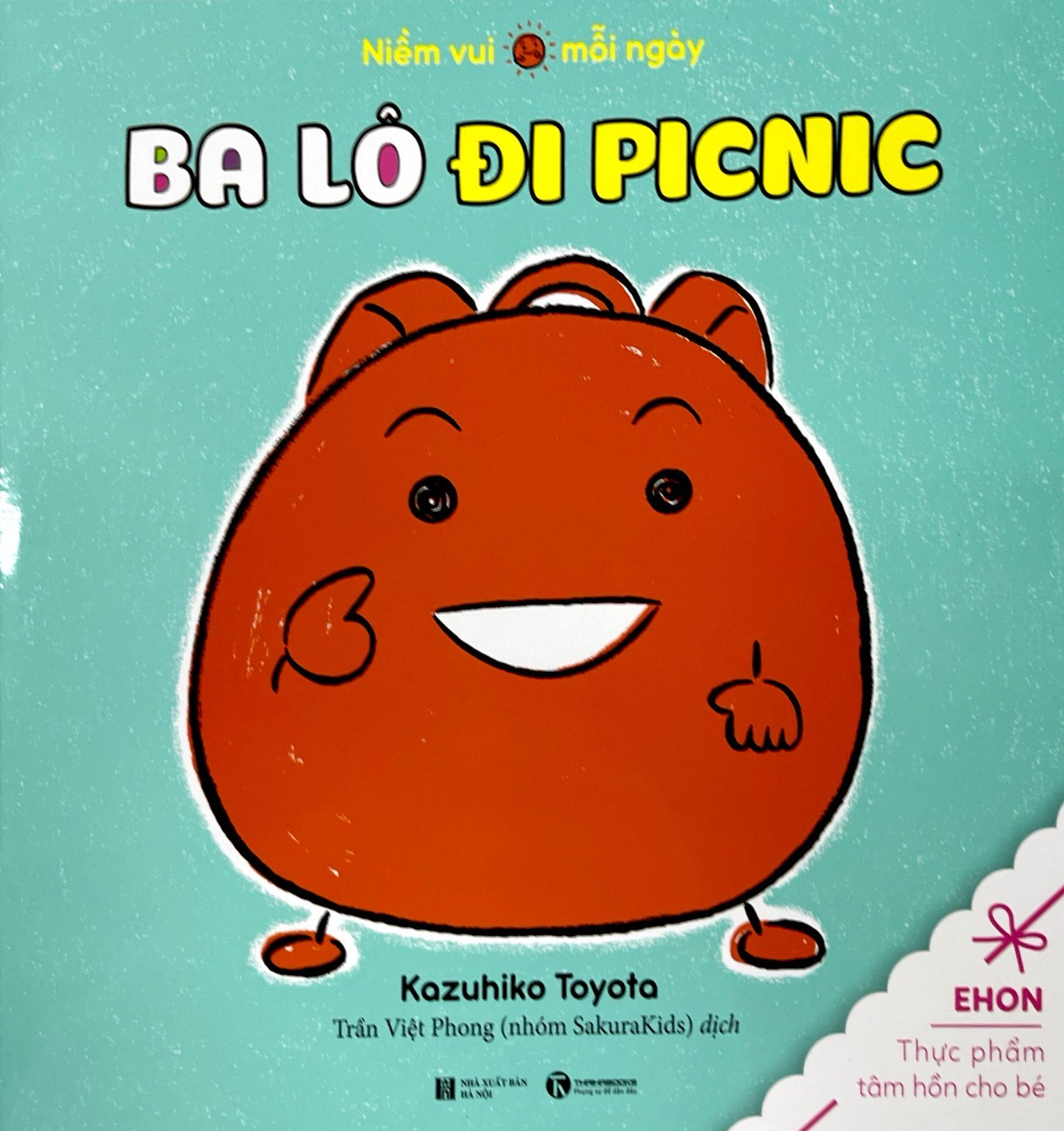 ehon thực phẩm tâm hồn cho bé - niềm vui mỗi ngày - ba lô đi picnic