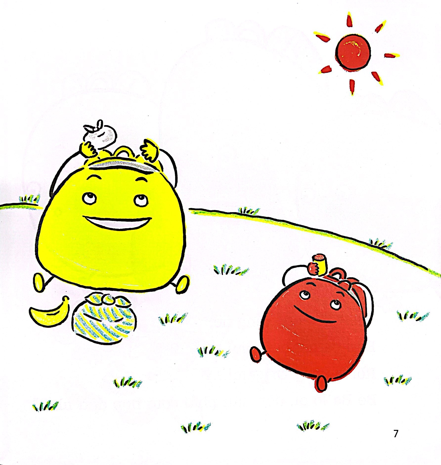 ehon thực phẩm tâm hồn cho bé - niềm vui mỗi ngày - ba lô đi picnic