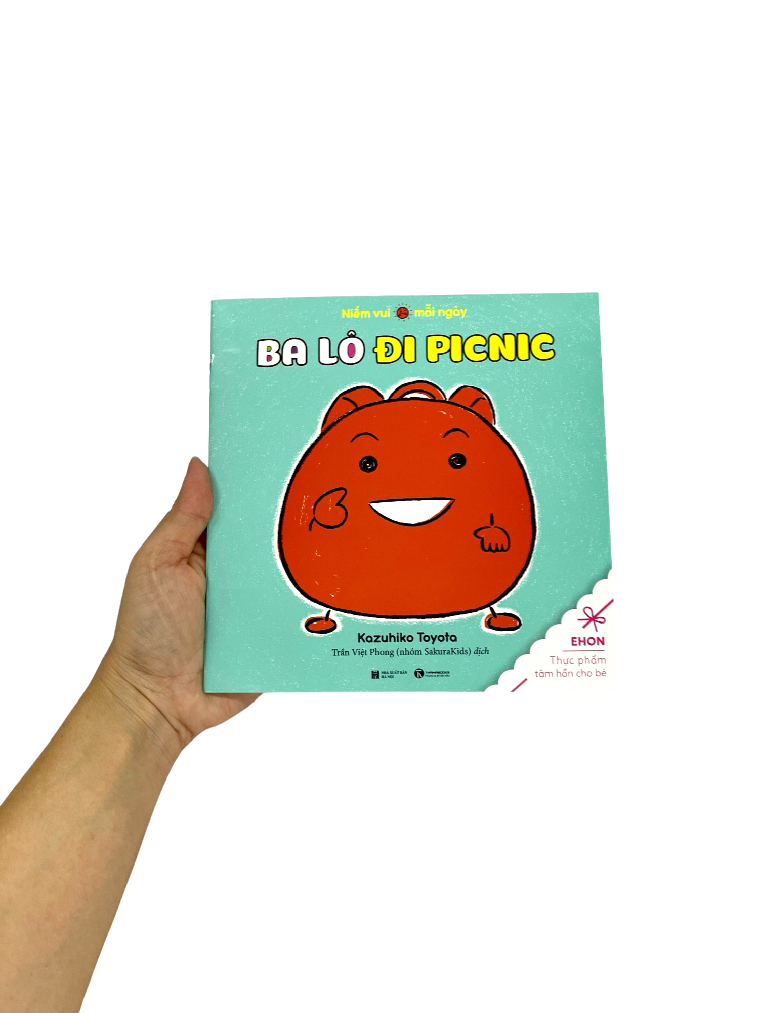 ehon thực phẩm tâm hồn cho bé - niềm vui mỗi ngày - ba lô đi picnic