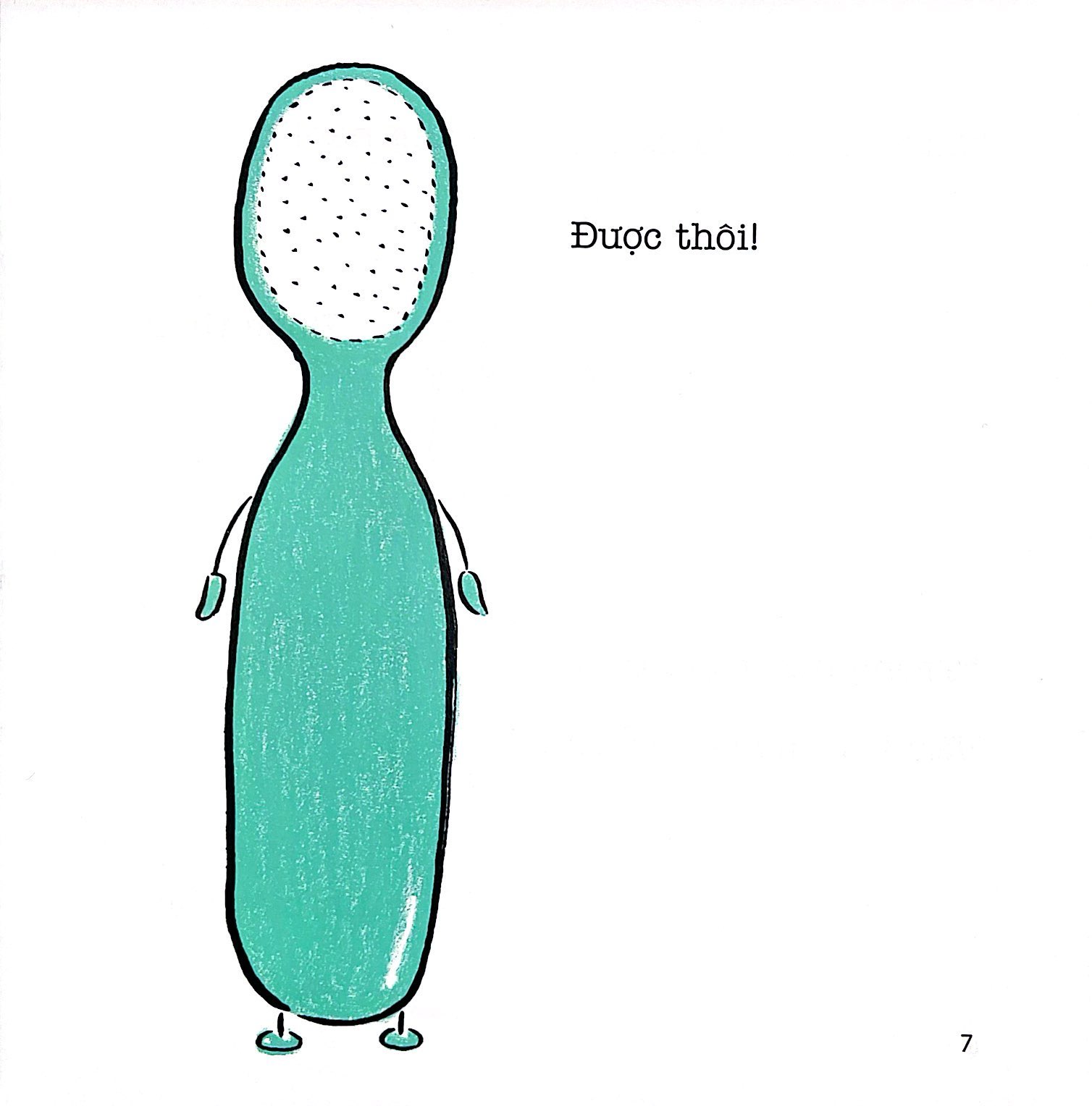 ehon thực phẩm tâm hồn cho bé - niềm vui mỗi ngày - xin chào bàn chải