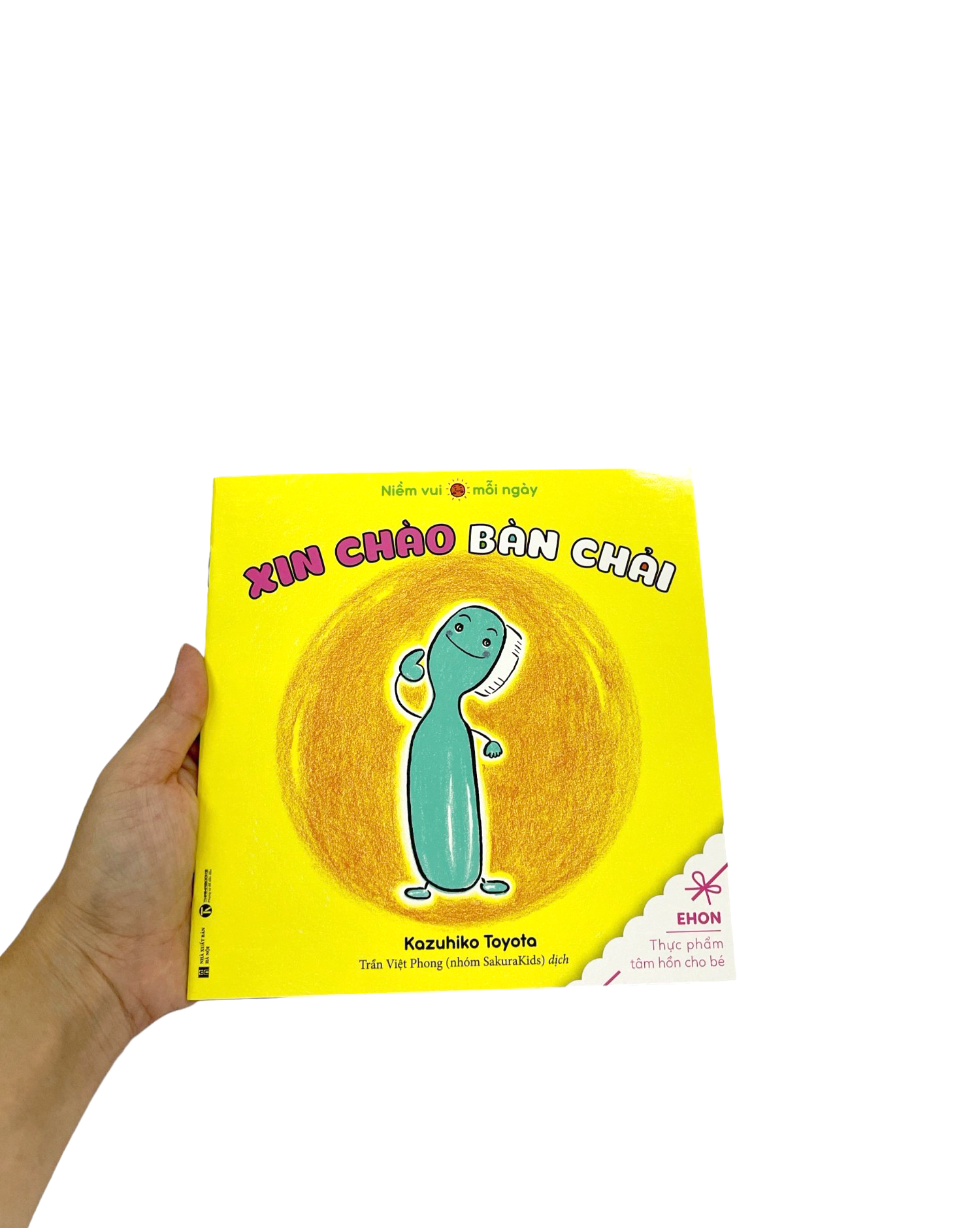 ehon thực phẩm tâm hồn cho bé - niềm vui mỗi ngày - xin chào bàn chải