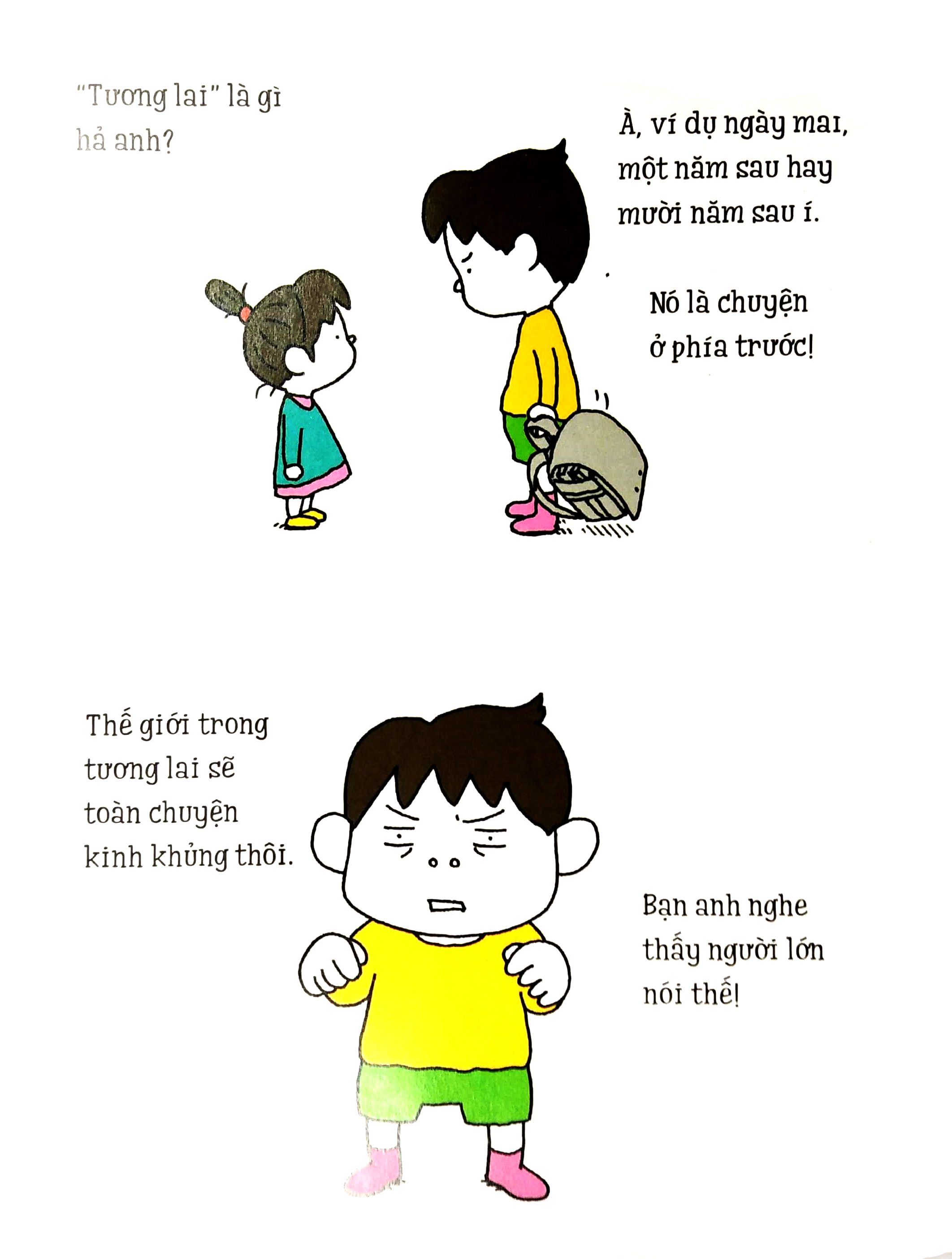 ehon - tớ thắc mắc: sao tương lai cứ sai sai?