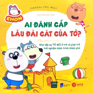 ehon wolfoo - ai đánh cắp lâu đài cát của tớ