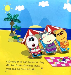 ehon wolfoo - ai đánh cắp lâu đài cát của tớ