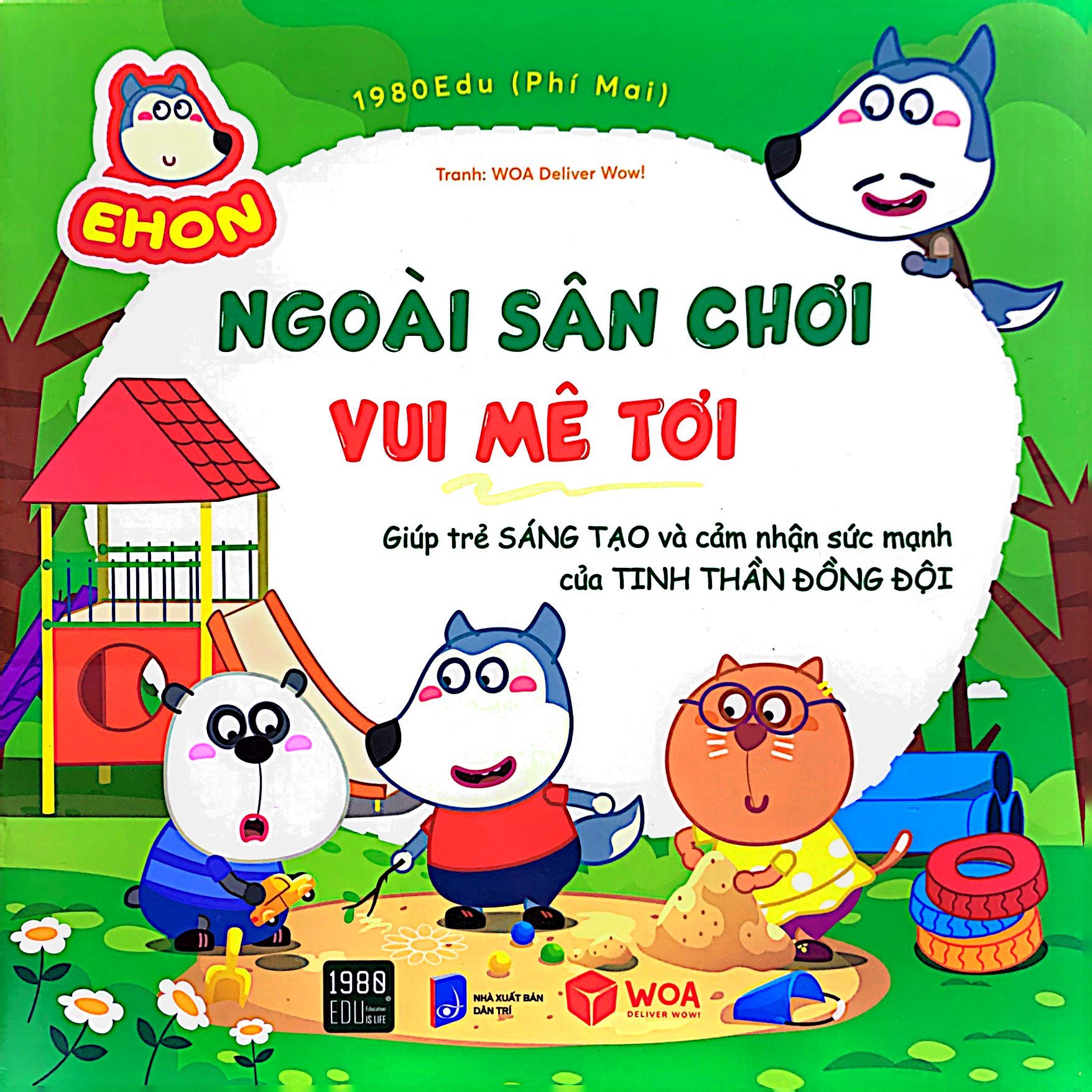 ehon wolfoo - ngoài sân chơi vui mê tơi
