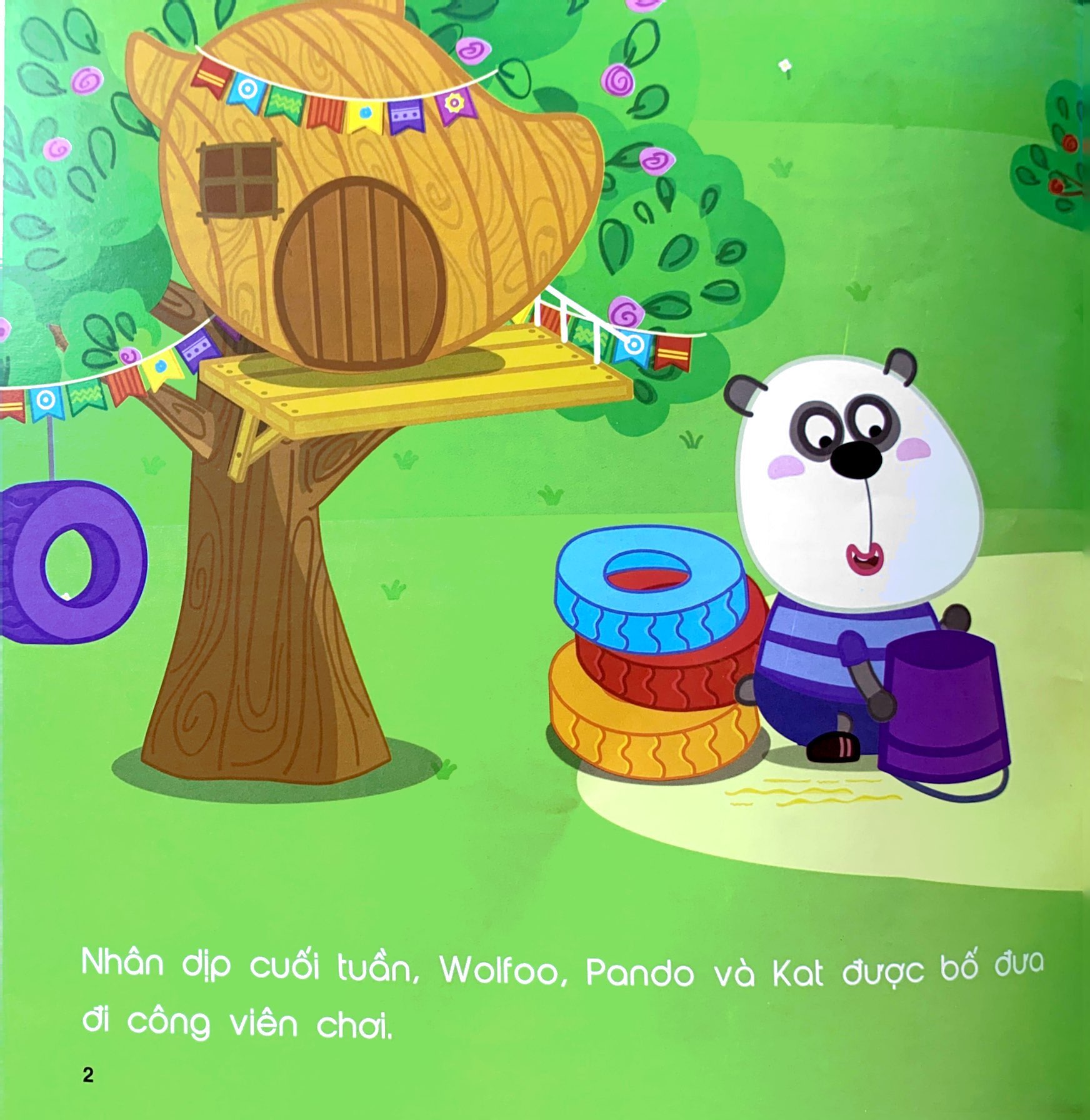 ehon wolfoo - ngoài sân chơi vui mê tơi