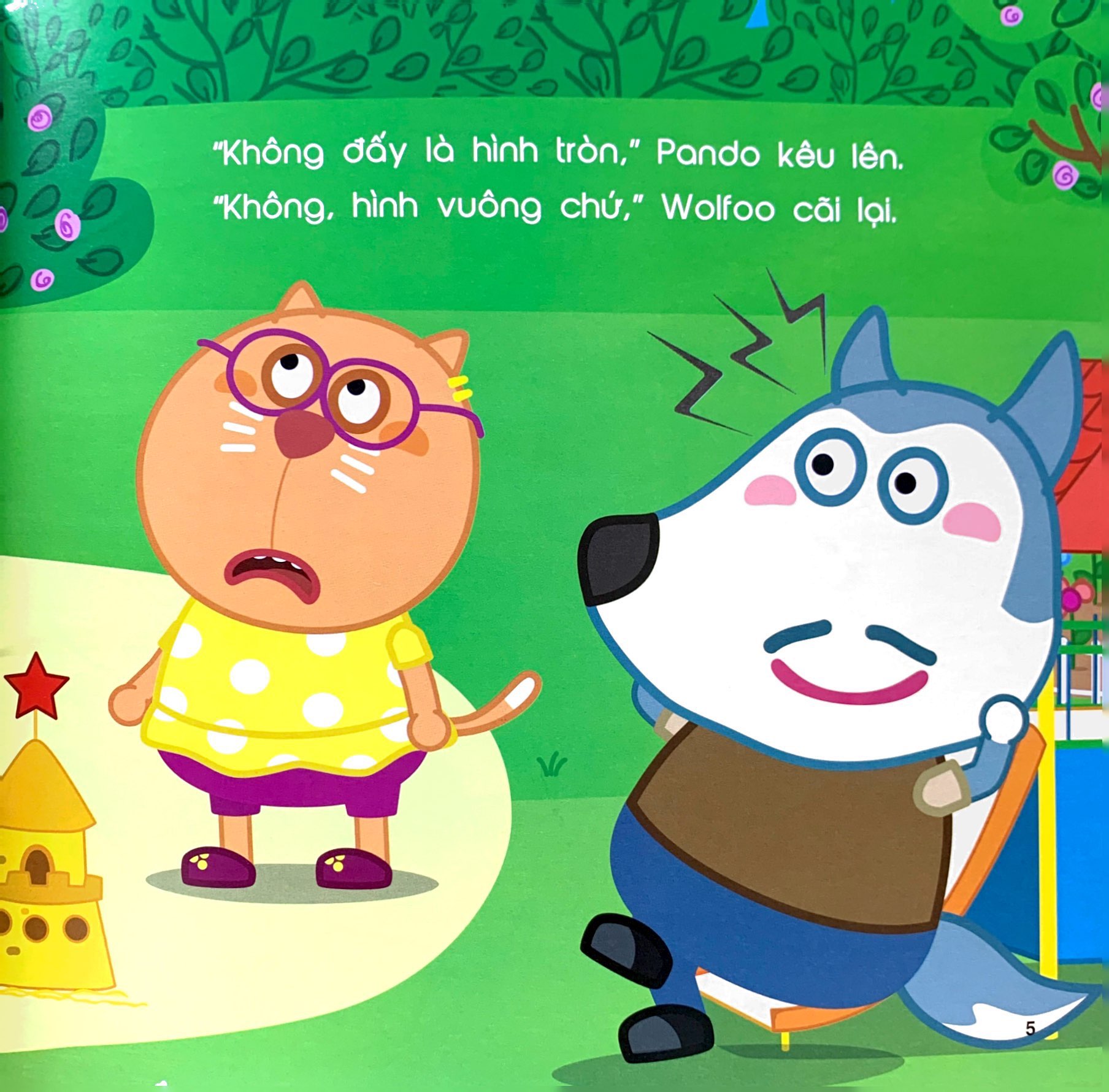 ehon wolfoo - ngoài sân chơi vui mê tơi