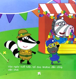 ehon wolfoo - tháp cốc sau cơn lốc