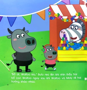 ehon wolfoo - tháp cốc sau cơn lốc