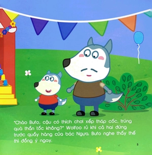 ehon wolfoo - tháp cốc sau cơn lốc