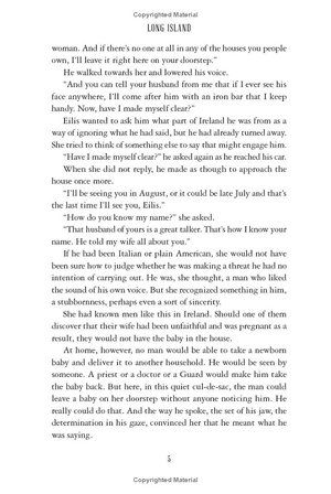 eilis lacey - book 2 - long island