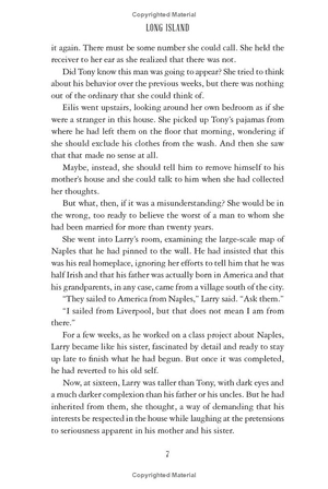 eilis lacey - book 2 - long island