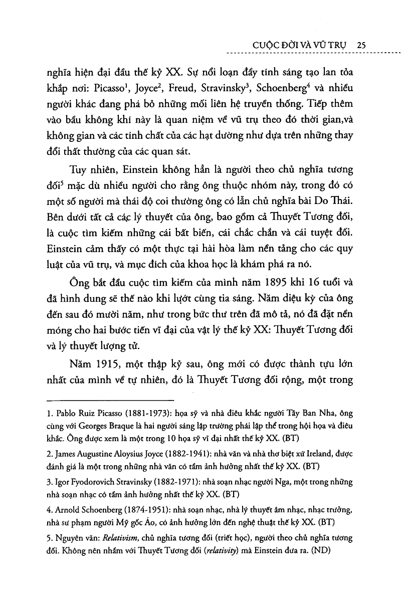 einstein cuộc đời và vũ trụ (tái bản 2022)