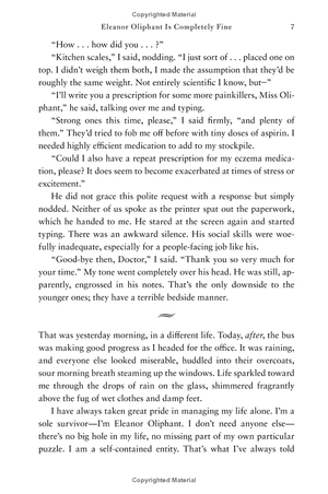 eleanor oliphant is completely fine