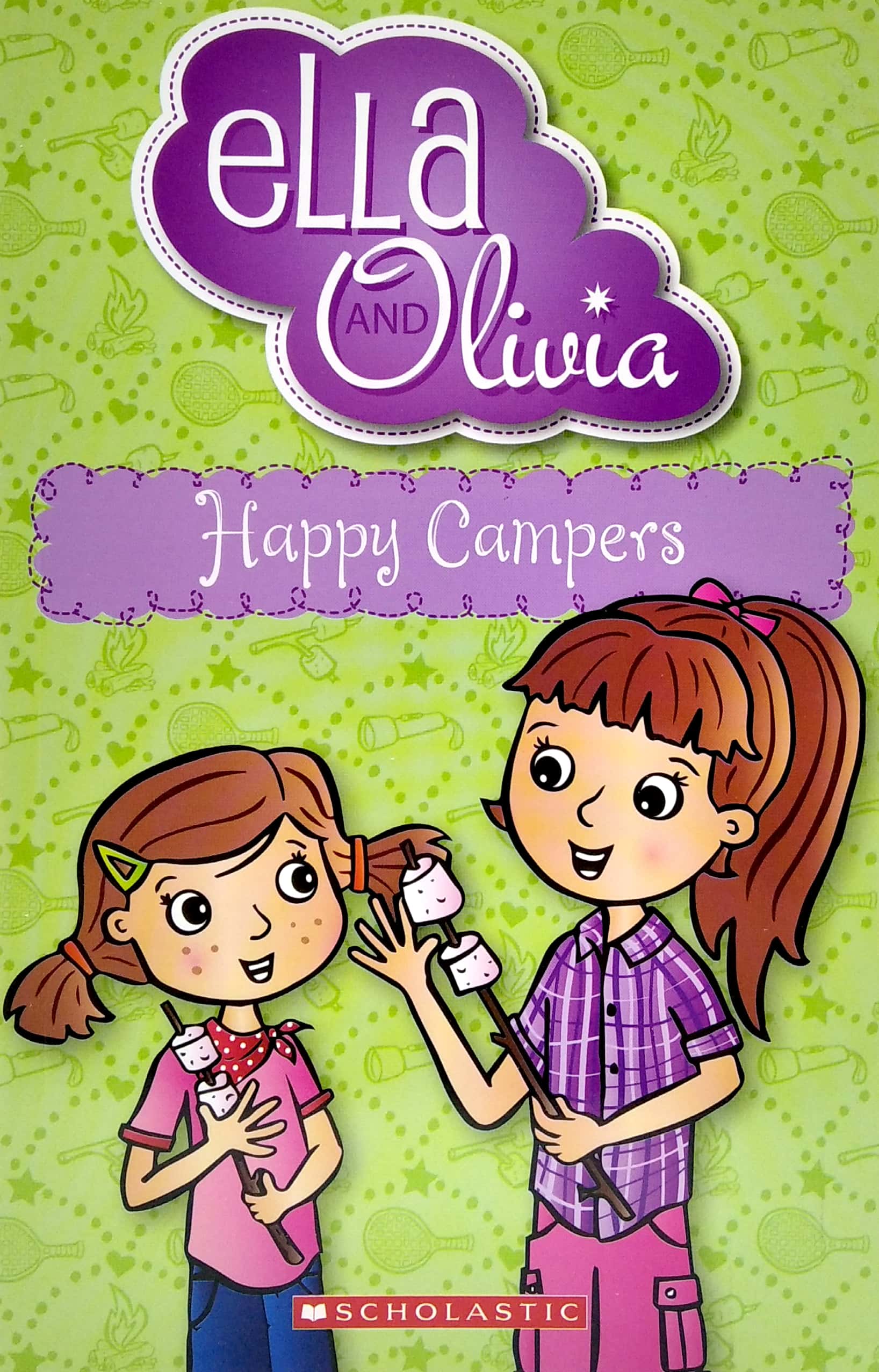 ella and olivia: happy campers