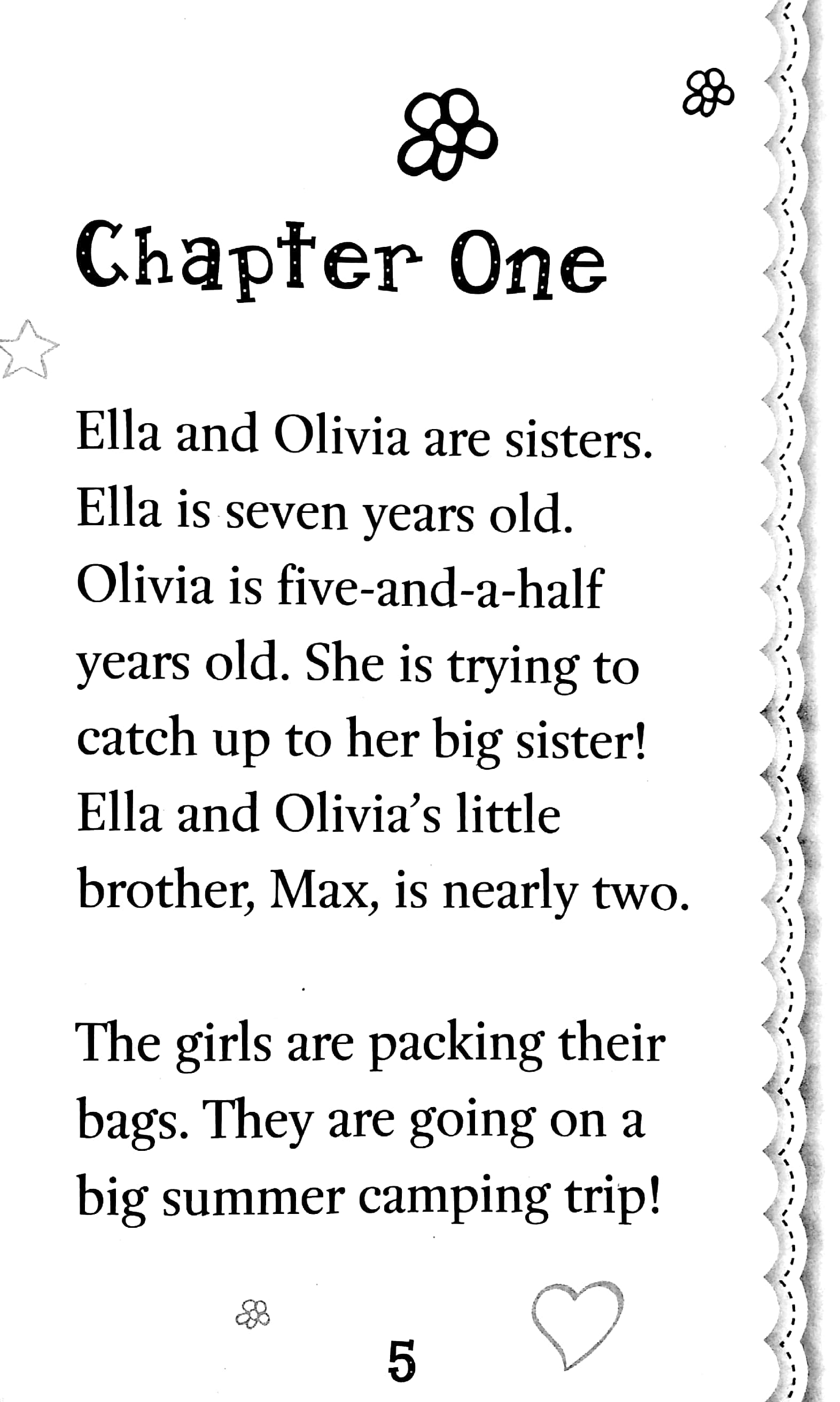 ella and olivia: happy campers