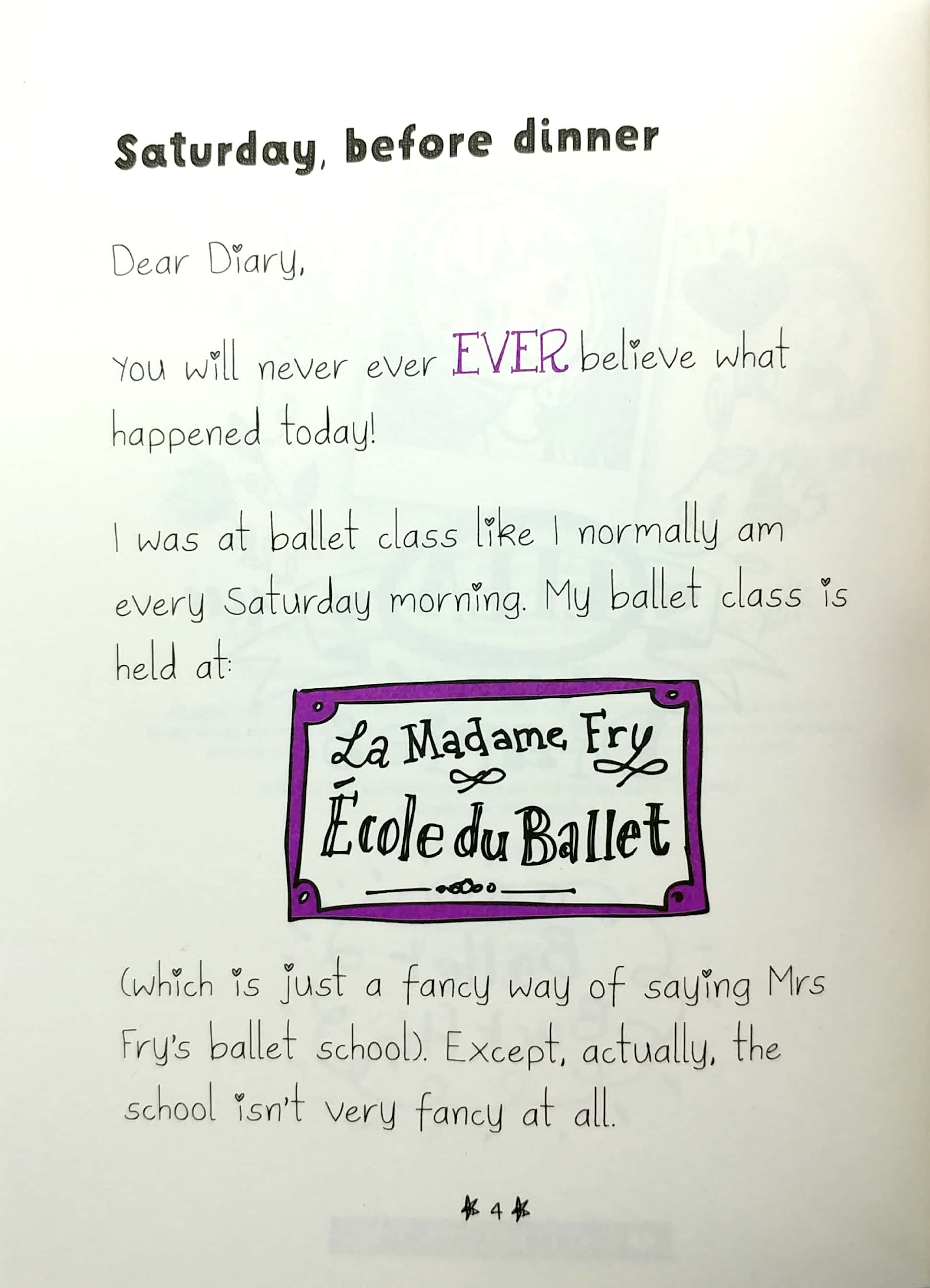 ella diaries: ballet backflip